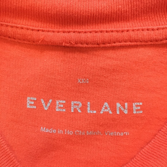 Everlane The Mockneck Tee in Orange, XXS - Picture 9 of 9